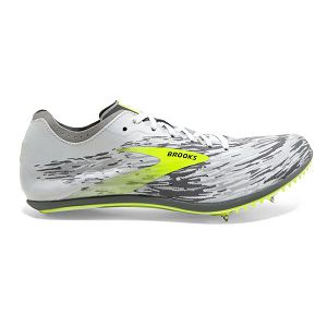 Brooks Wire v6 Racing Shoes - Mens, Black/Grey/Yellow | IE-TLM518749